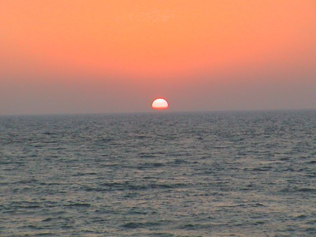 Sonnenuntergang in Lefkada.